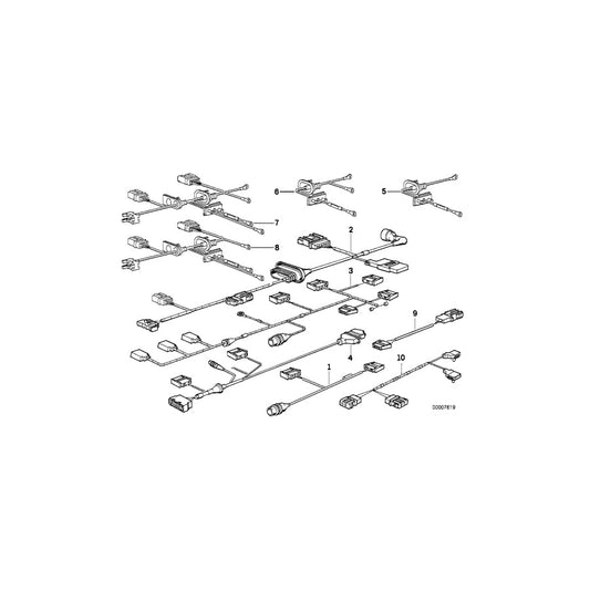 Genuine BMW 61128367268 E34 Wiring For Passenger Airbag (Inc. 525i, 520i & 518g) | ML Performance US Car Parts