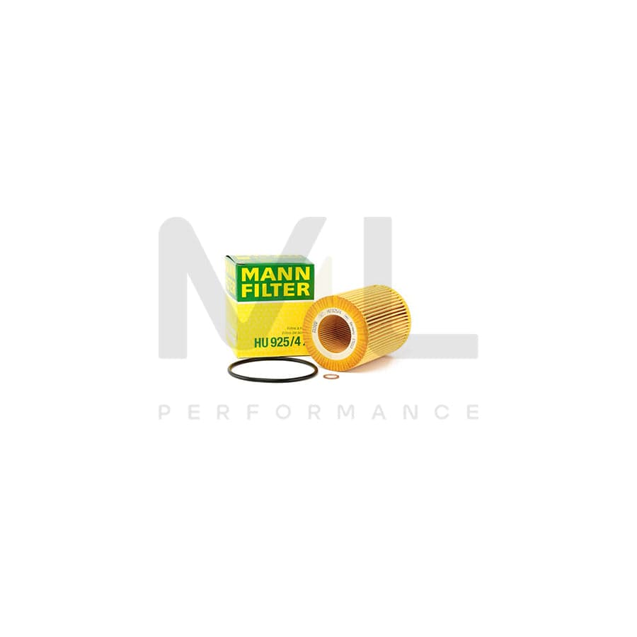 MANN-FILTER HU 925/4 x Oil Filter with seal, Filter Insert