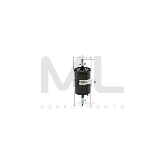 MANN-FILTER WK 55/2 Fuel filter In-Line Filter