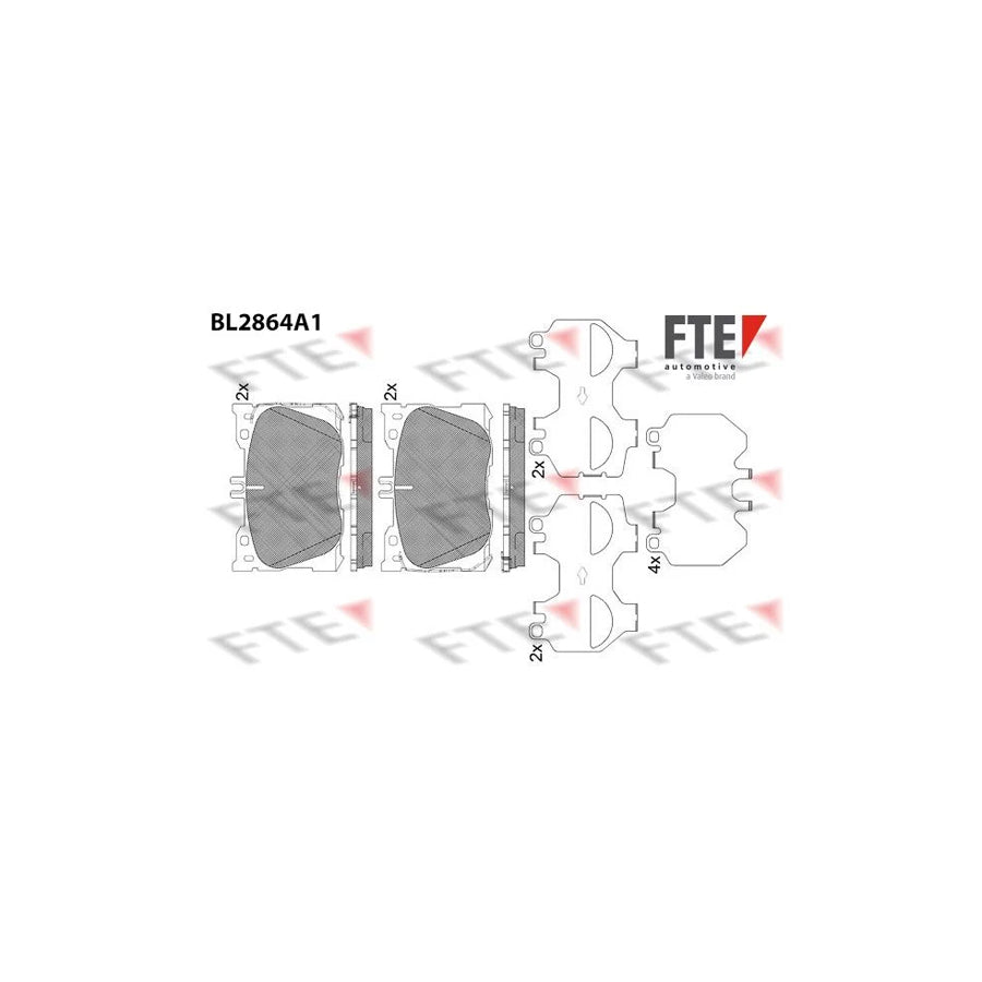 FTE 9011104 Brake Pad Set