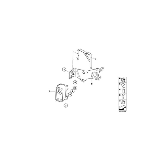Genuine BMW 63129129299 RR1 E61 Combination Allen Bolt (Inc. Drophead, Phantom EWB & 535xi) | ML Performance US Car Parts
