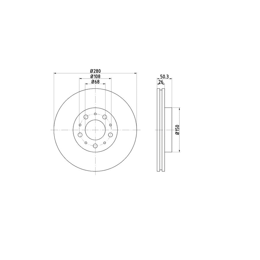 Barum Bar26102 Brake Disc