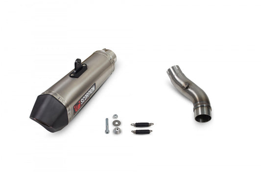 Scorpion RHA189TEO Honda CB500 X Serket Taper Slip-On  - Titanium Sleeve | ML Performance US US