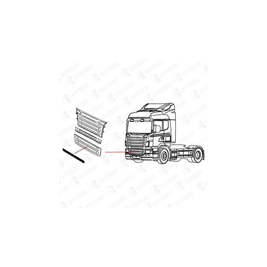 Covind Scr/152 Radiator Grille
