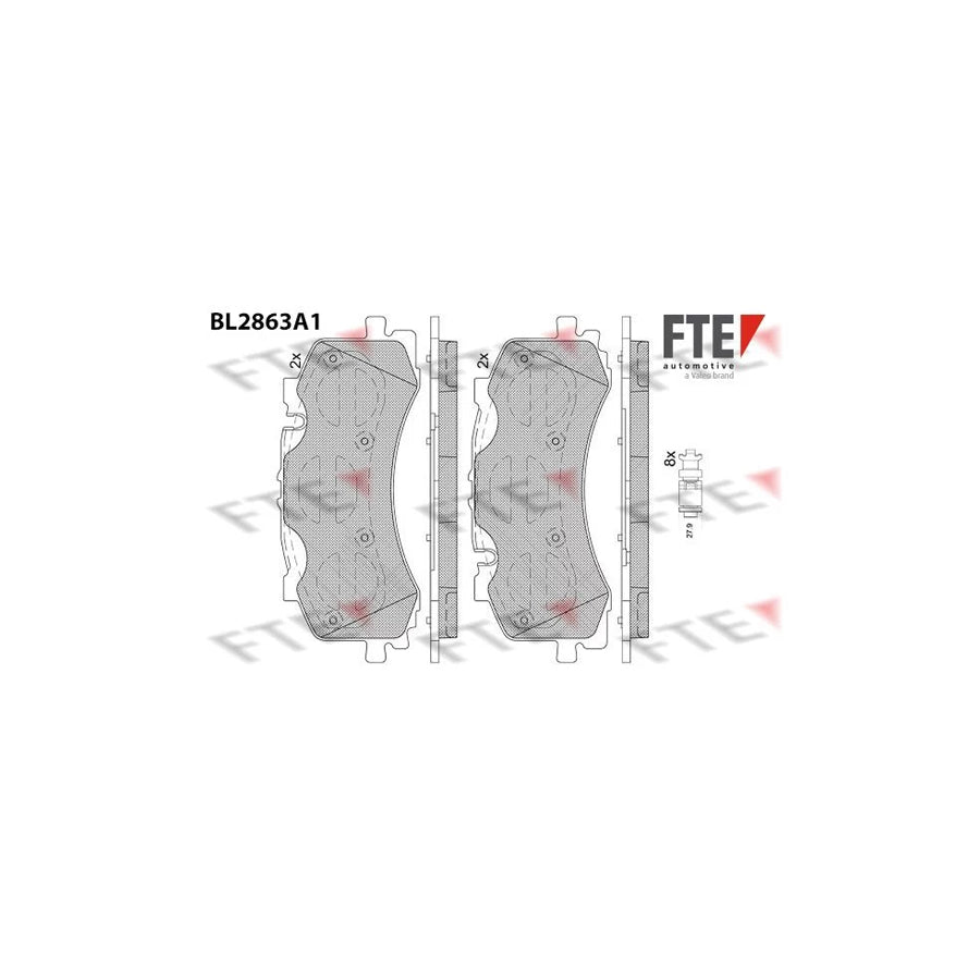 FTE 9011103 Brake Pad Set