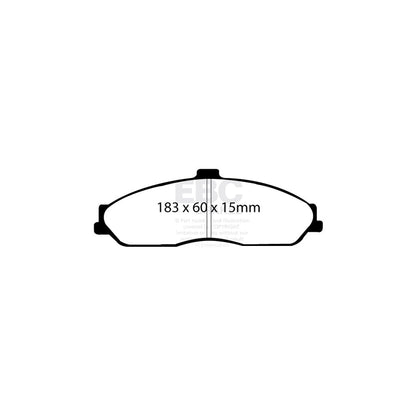 EBC DP91162 Chevrolet Ford Opel Vauxhall Orangestuff Front Brake Pads  2 | ML Performance US Car Parts