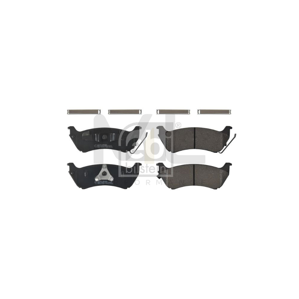 Febi Bilstein 16769 Brake Pad Set Suitable For Mercedes Benz Ml Class (W163) Rear Axle, With Acoustic Wear Warning
