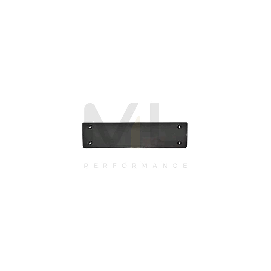 VAN WEZEL 5740580 Number plate holder for VW PASSAT Front, Black, frameless