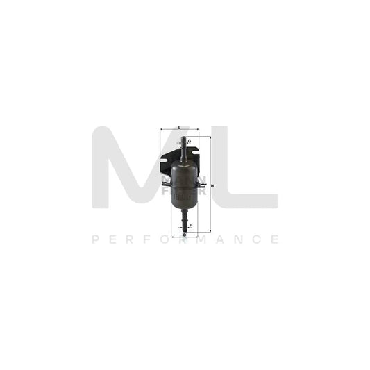 MANN-FILTER WK 510 Fuel filter In-Line Filter