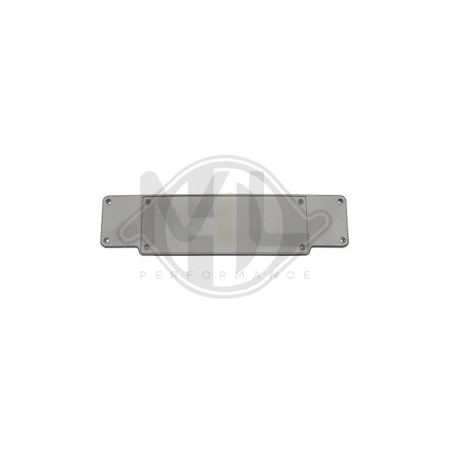 DIEDERICHS 1614054 Number plate holder suitable for MERCEDES-BENZ E-Class Front, Black, frameless