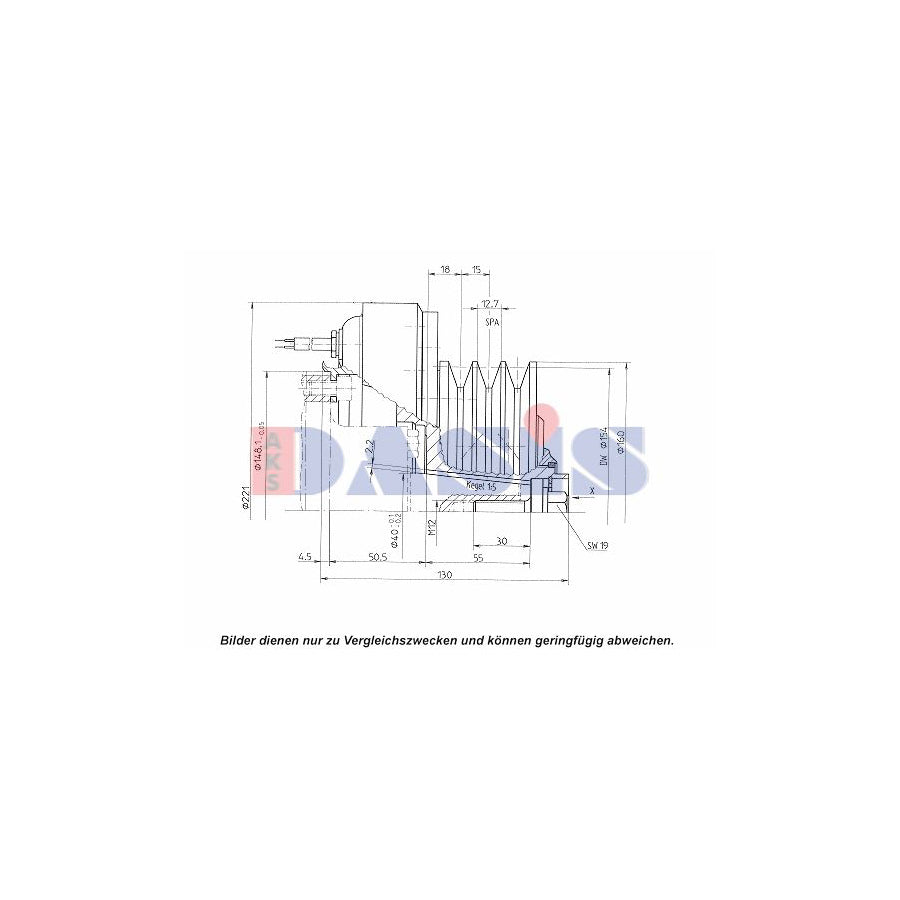 AKS Dasis 851140N AC Compressor Clutch