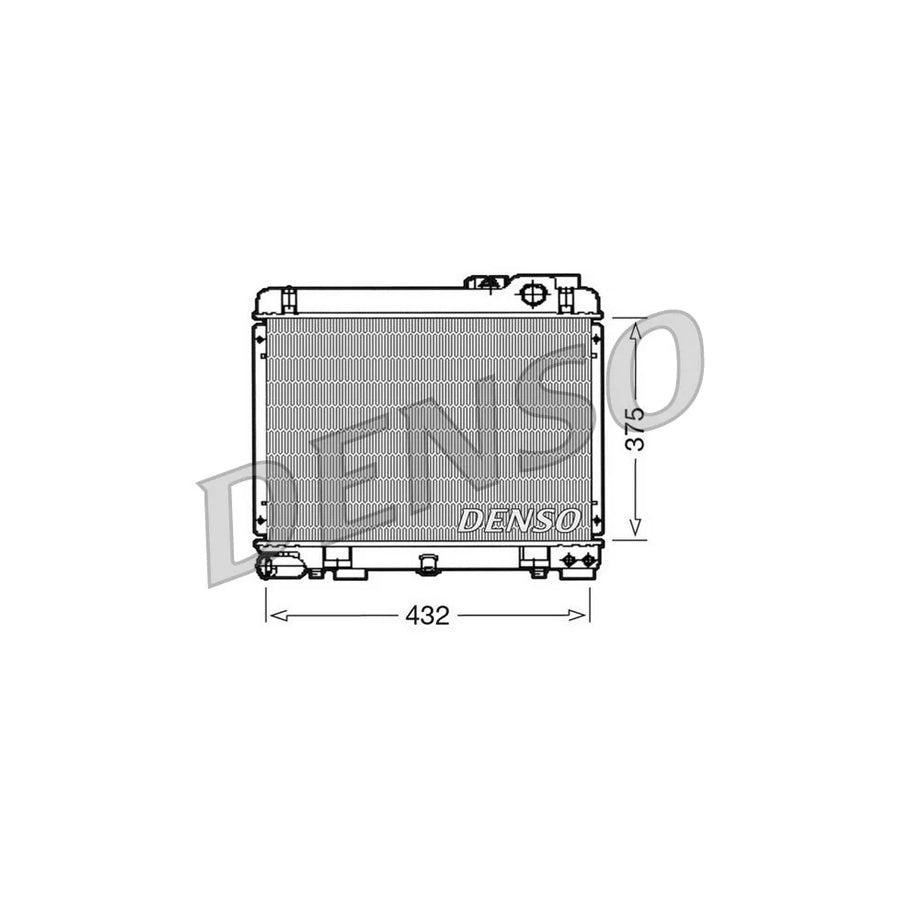 DENSO DRM05035 Engine Radiator for BMW 3 Series