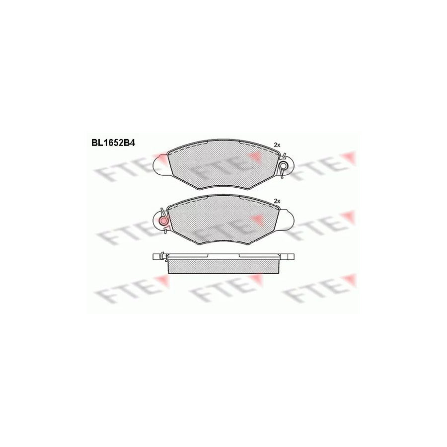 FTE Bl1652B4 Brake Pad Set