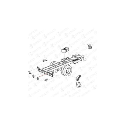 Covind 060/520 Licence Plate Light