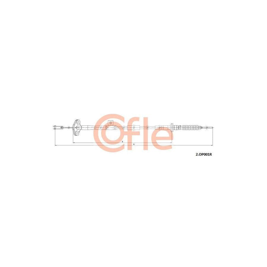 Cofle 92.2.Op001R Clutch Cable for Opel Agila B (H08)