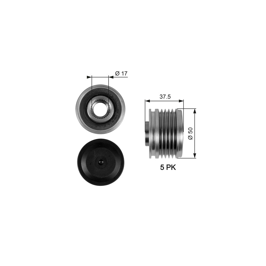 Gates OAP7053 Alternator Freewheel Clutch