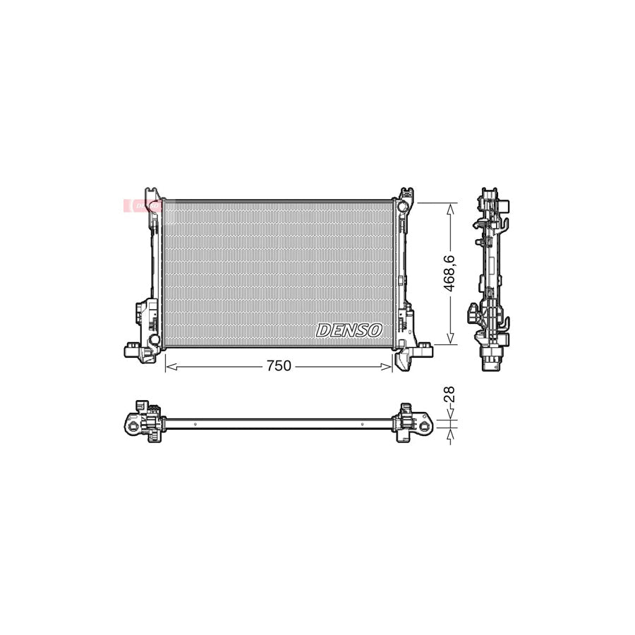 DENSO DRM09174 Engine Radiator