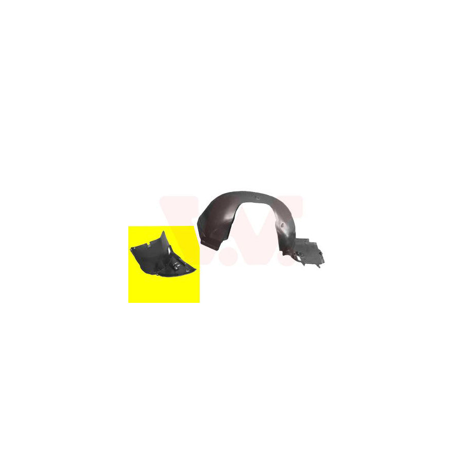 Van Wezel 0647436 Panelling, Mudguard for BMW 3 Series