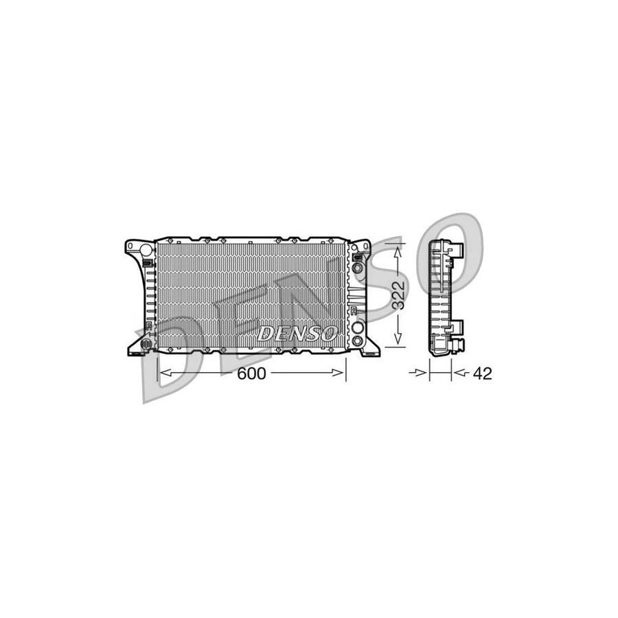 DENSO DRM10092 Engine Radiator for Ford Transit