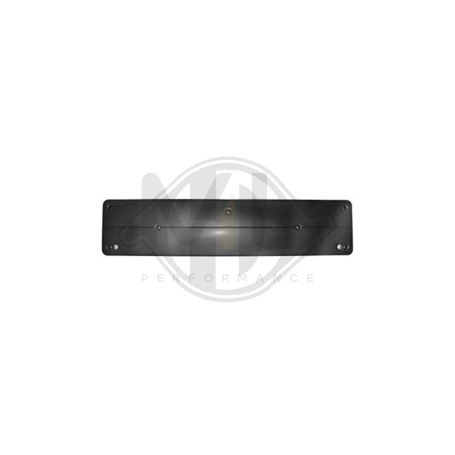 DIEDERICHS 1615054 Number plate holder suitable for MERCEDES-BENZ E-Class Front, Black, frameless