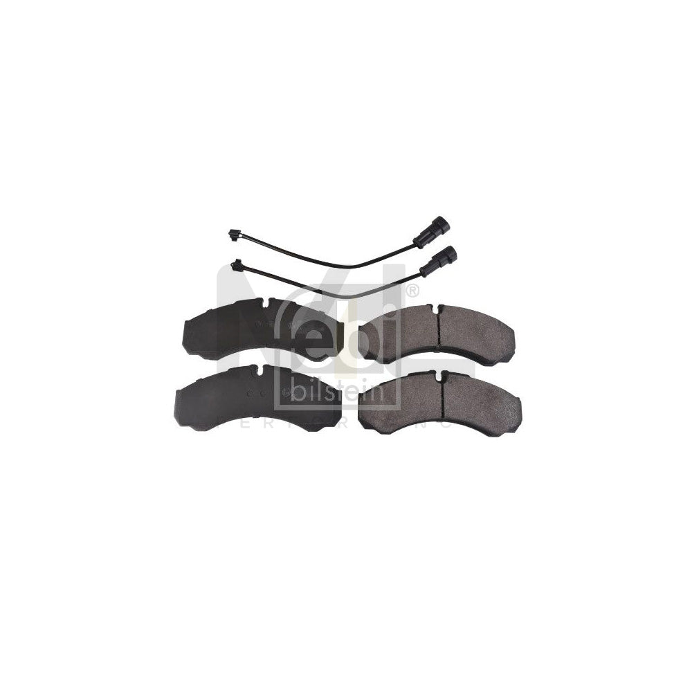 Febi Bilstein 116409 Brake Pad Set Rear Axle, Incl. Wear Warning Contact
