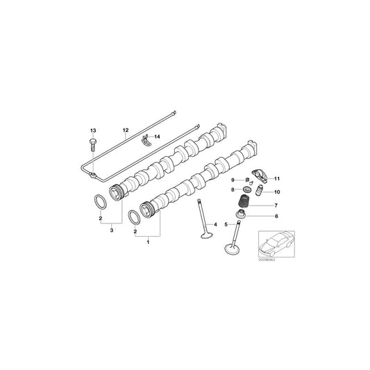 Genuine BMW 11341435461 E46 E81 E90 Intake Valve 35,0/5,975mm (Inc. 116i, 116i 1.6 & 316i) | ML Performance US Car Parts