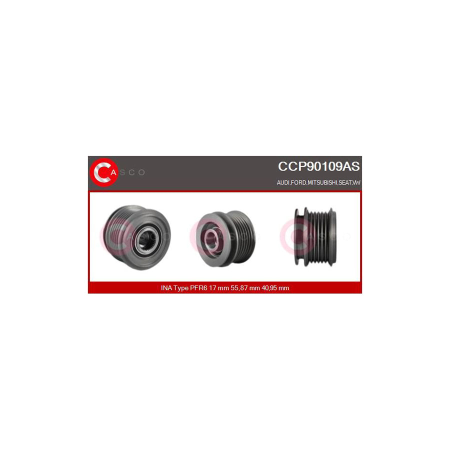 Casco Ccp90109As Pulley, Alternator
