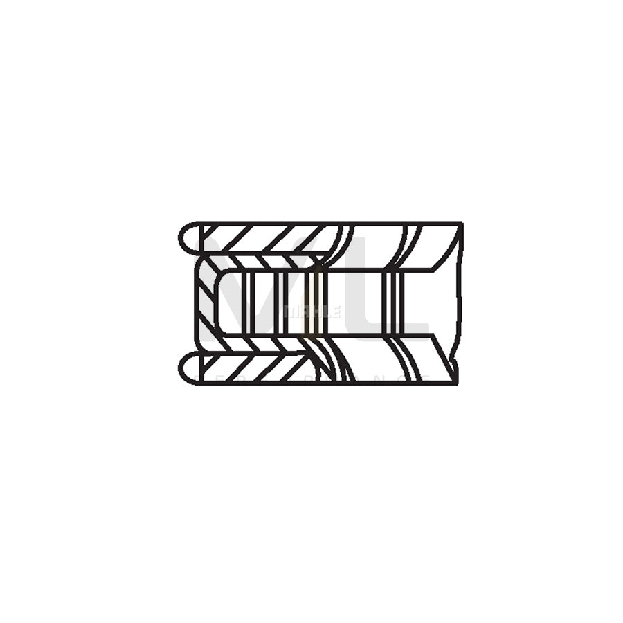 MAHLE ORIGINAL 082 78 N0 Piston Ring Kit Cyl.Bore: 89,0mm | ML Performance Car Parts
