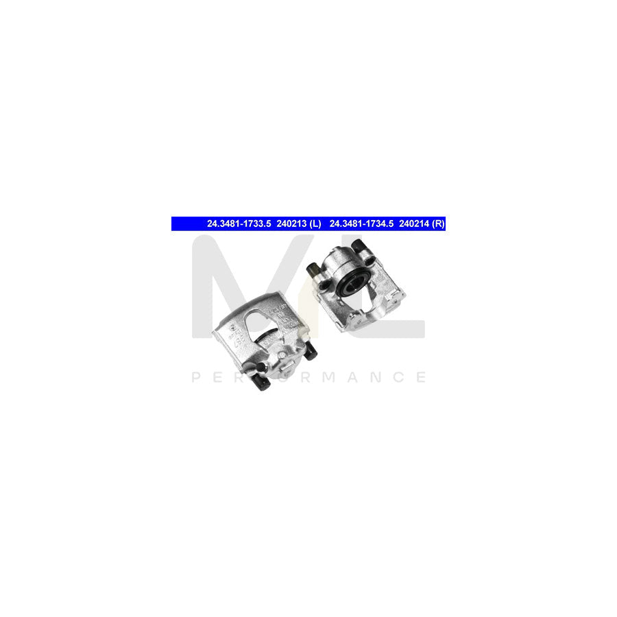 ATE 24.3481-1734.5 Brake Caliper without holder