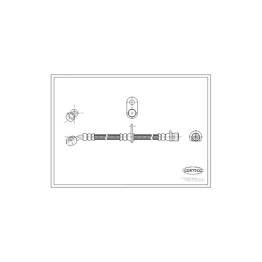 Corteco 19035069 Brake Hose