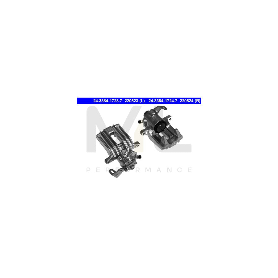 ATE 24.3384-1723.7 Brake Caliper without holder