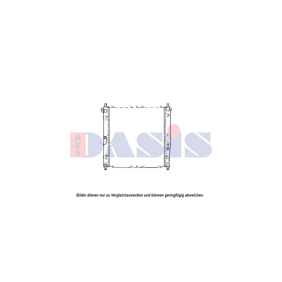 AKS Dasis 510147N Engine Radiator for Ssangyong Kyron