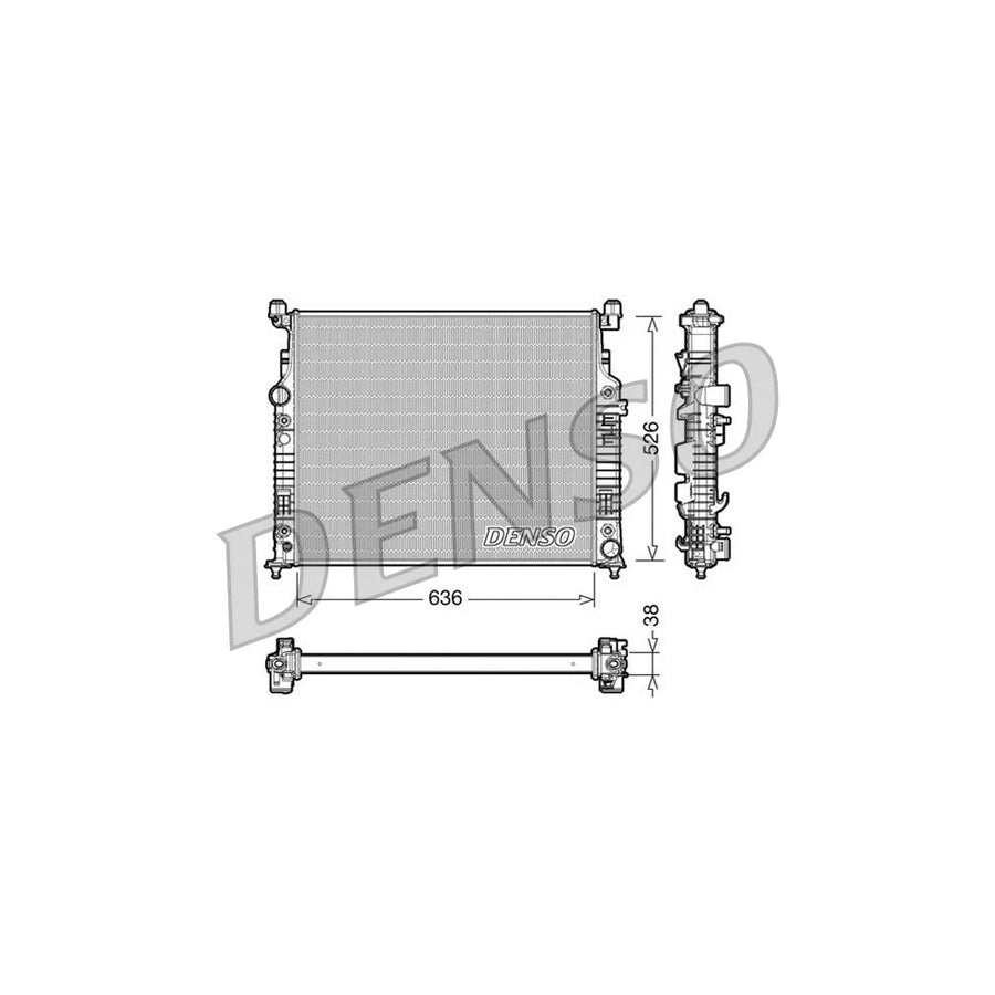 DENSO DRM17006 Engine Radiator