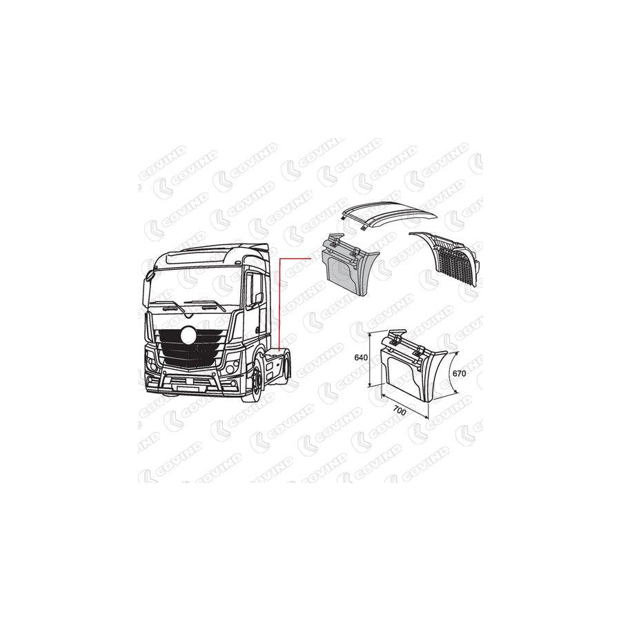 Covind 960/517 Wing Fender