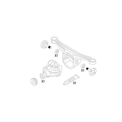 Corteco 19535861 Gasket Set, Differential for Mazda MX-5