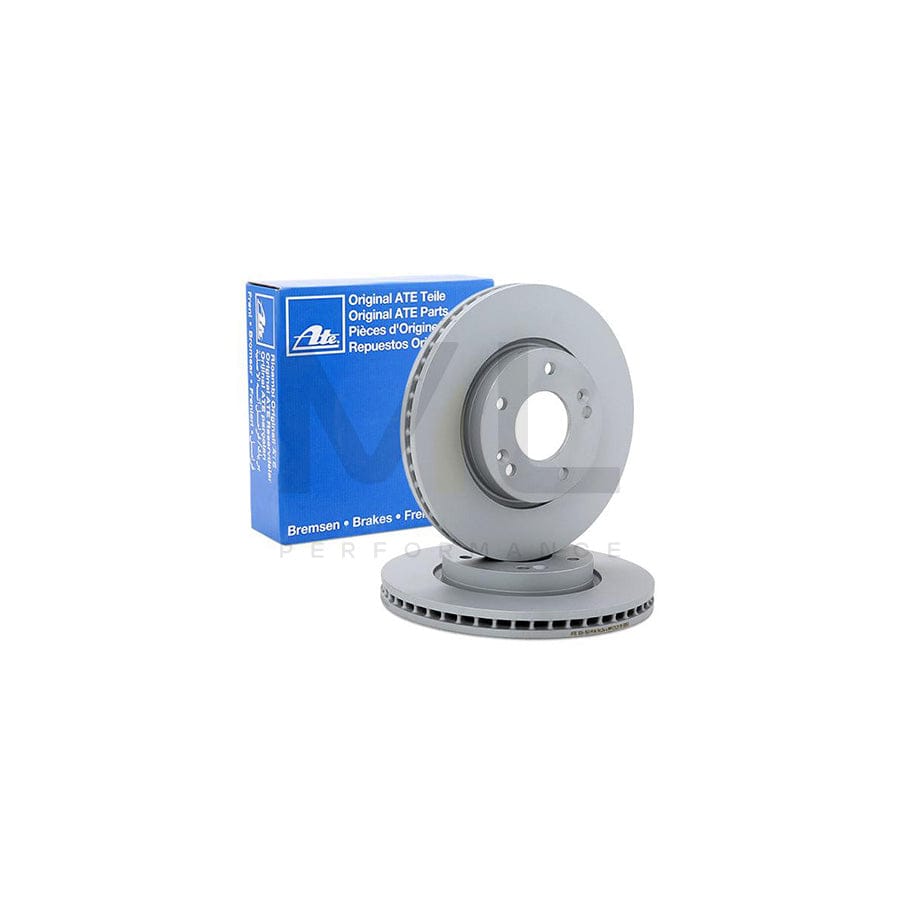 ATE 24.0126-0150.1 Brake Disc Vented, Coated, Alloyed / High-carbon  - 1 piece