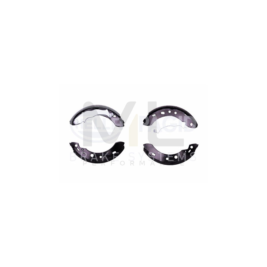 HELLA 8DB 355 002-481 Brake Shoe Set with handbrake lever