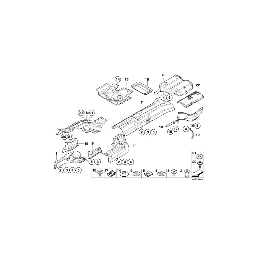 Genuine BMW 51487897029 E63 E60 E64 Left Engine Support Heat Insulation (Inc. M5 & M6) | ML Performance UK Car Parts