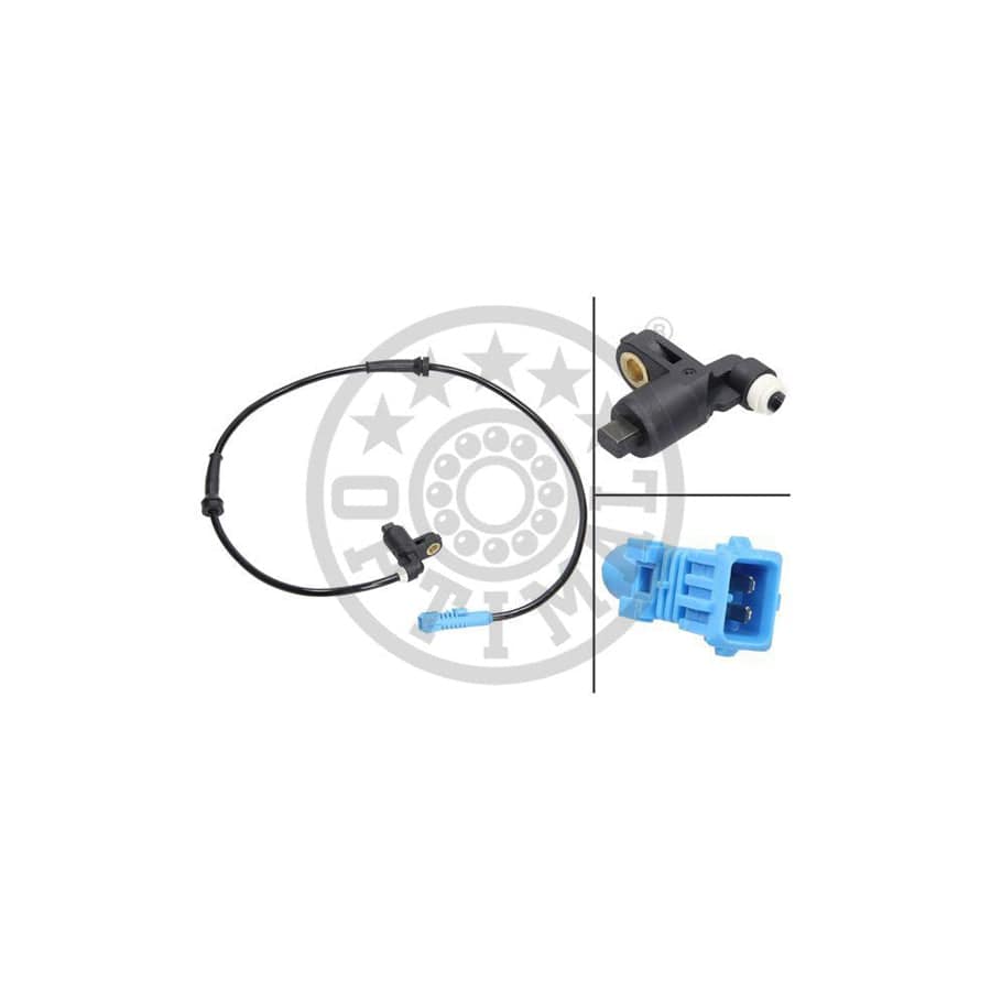 OPTIMAL 06-S041 ABS Sensor for PEUGEOT 206