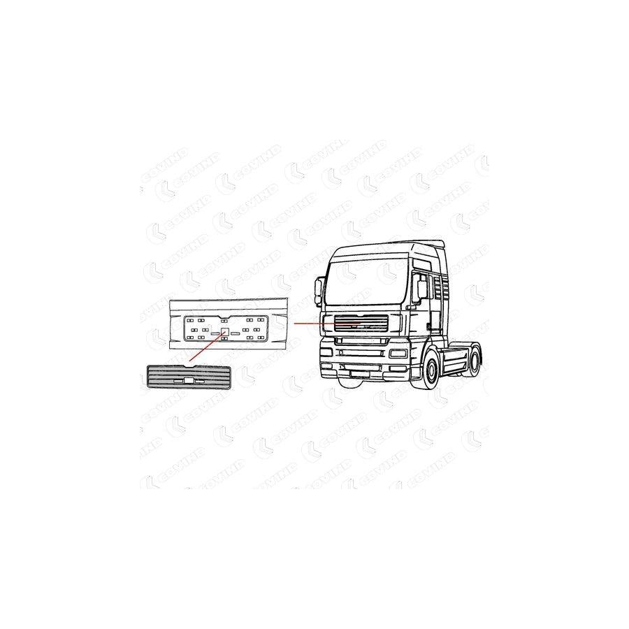 Covind XXL/145 Radiator Grille