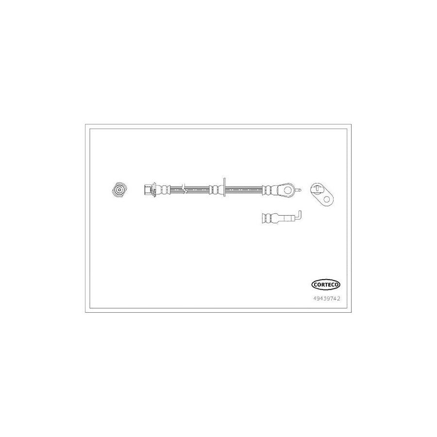 Corteco 49439742 Brake Hose