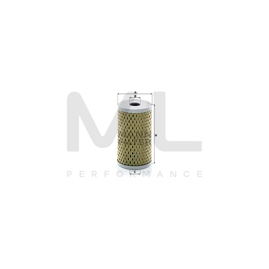 MANN-FILTER H 601/9 Oil Filter Filter Insert