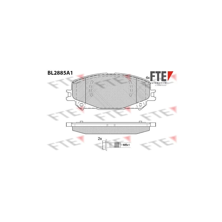 FTE 9011125 Brake Pad Set