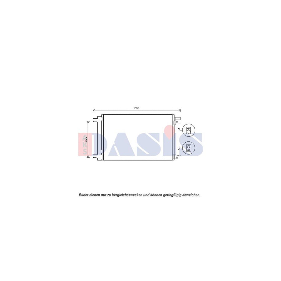 AKS Dasis 162014N Air Conditioning Condenser
