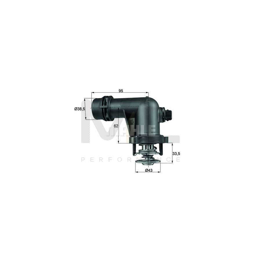MAHLE ORIGINAL 201 44 03 Piston 91,49 mm, with piston rings, with piston ring carrier, without cooling duct | ML Performance Car Parts