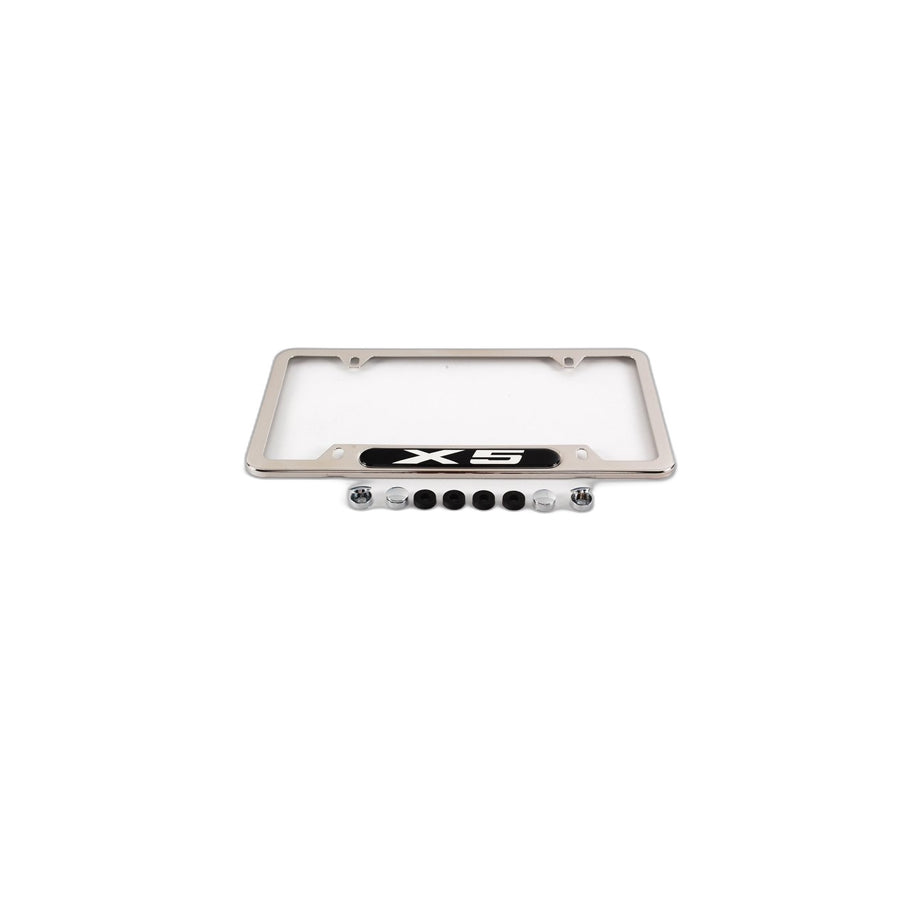 Genuine BMW 82120418629 E53 E70 License Plate Frame POL/CHR X5 (Inc. X5 4.8is, X5 4.4i & X5 4.8i) | ML Performance US Car Parts