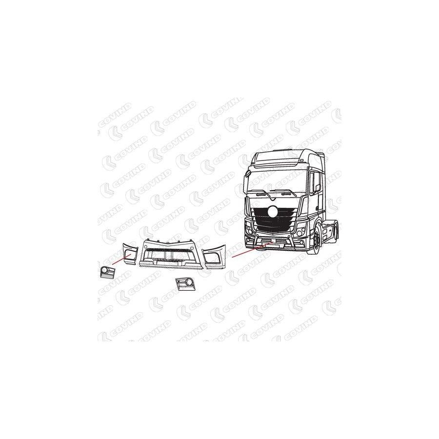 Covind 960/102 Housing, Headlight