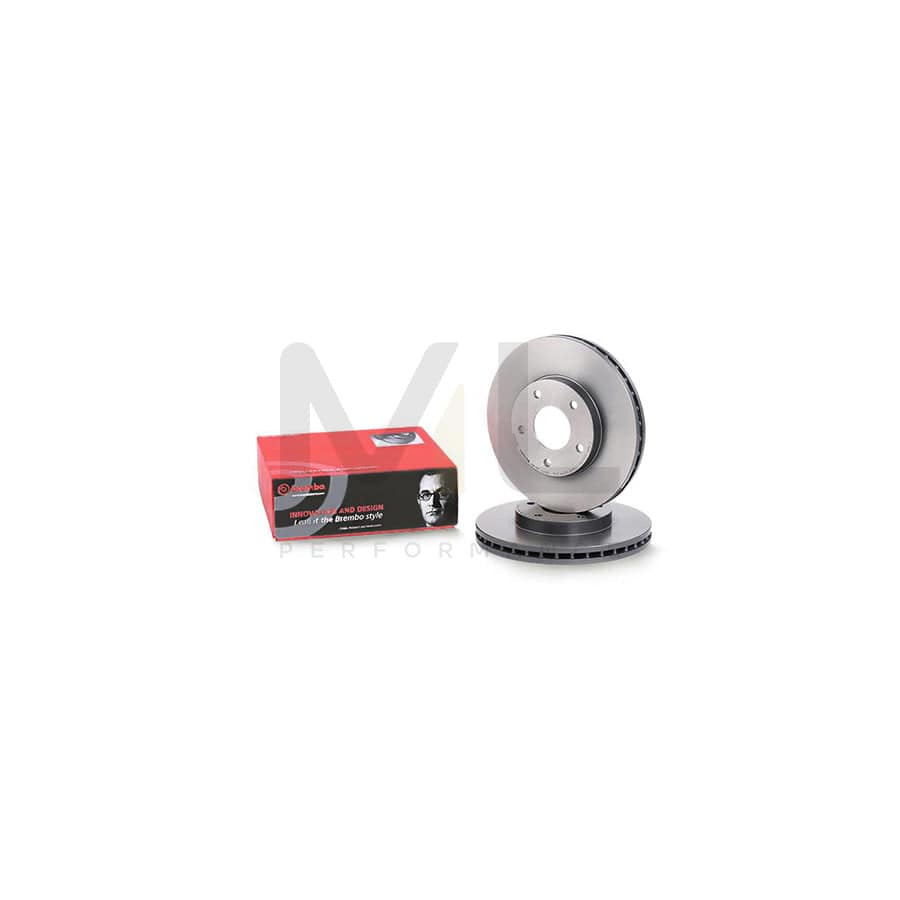 BREMBO COATED DISC LINE 09.9368.11 Brake Disc Internally Vented, Coated | ML Performance Car Parts