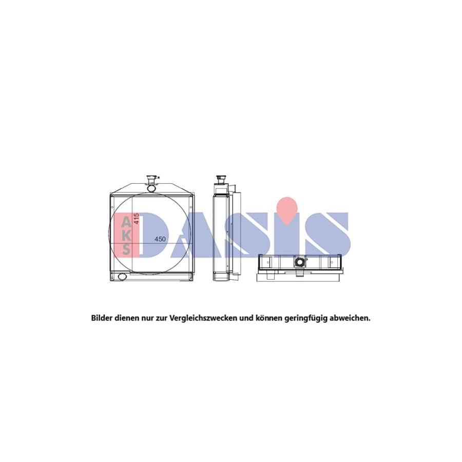 AKS Dasis 440098N Engine Radiator