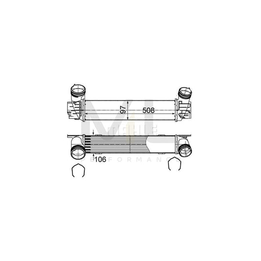MAHLE ORIGINAL CI 491 000S Intercooler | ML Performance Car Parts